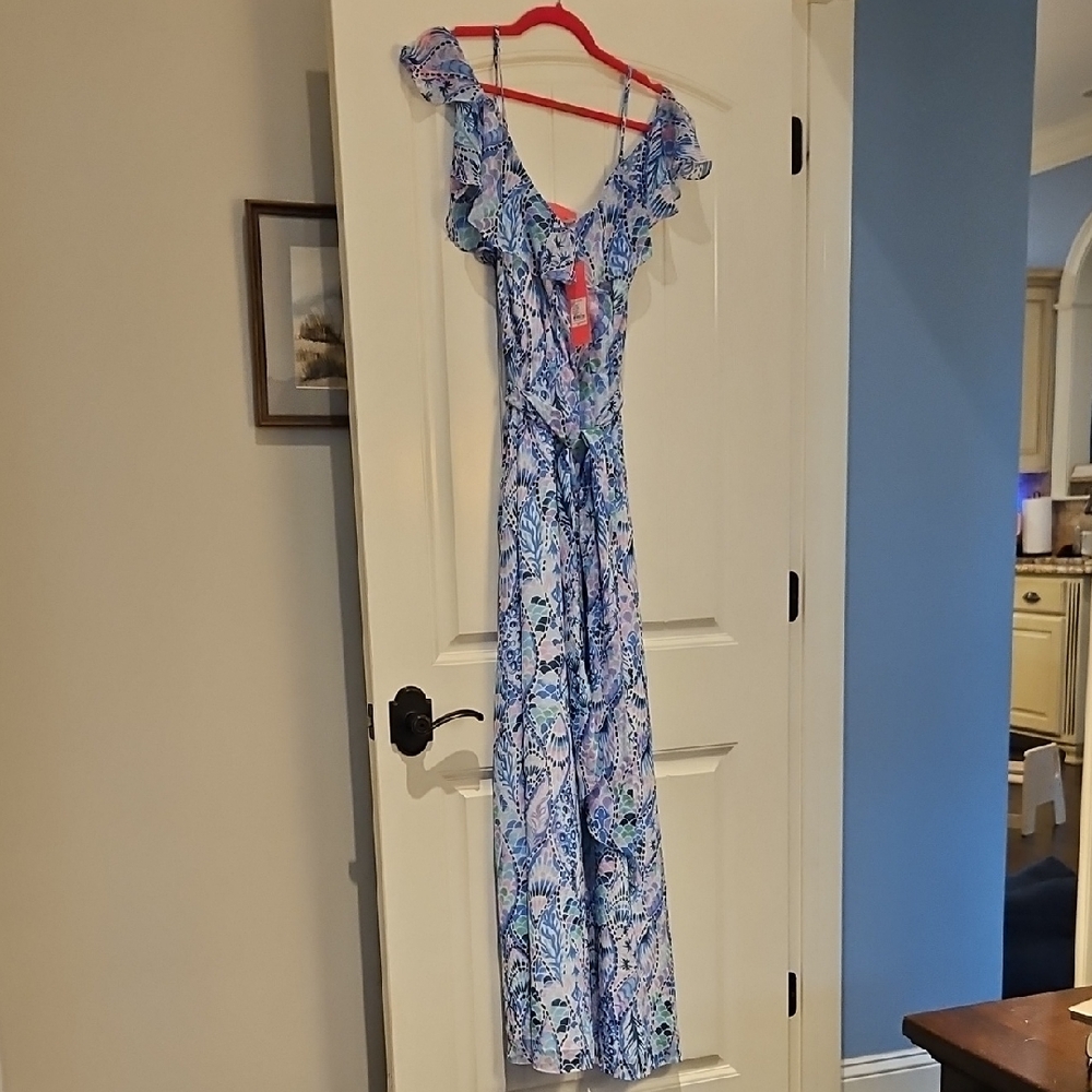 NWT Lilly Pulitzer Tails Of The Sea Zadie Maxi Dress